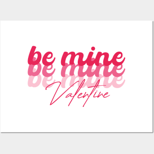 Be Mine Retro Valentine Posters and Art